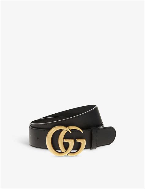 gucci leather belt selfridges|selfridges gucci loafers.